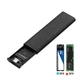 Внешний карман для SSD радиаторный, 10Gbps, NVME, USB 3.1 Type-C, Metal, Black - изображение 4