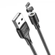 Кабель USB HOCO X52, магнітний, USB - Lightning, 2.4А (1М) чорний - зображення 2