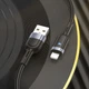 Кабель USB Hoco U117, USB to Lightning, 2.4А, 1.2m, черный - изображение 5