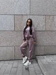 Жіночий велюровий костюм (кофта+штани) Uaclothes M-L Бузковий (like36800-172271375) - зображення 2