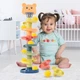 Развивающая Монтессори игрушка для детей 1-3 года Падающий мяч баскетбол башня Rotation Orbit (GS-210026) - изображение 10