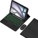 Чохол із Bluetooth - клавіатурою Magnet Flip Cover для Samsung Galaxy Tab S10 lite з RGB підсвіткою, тачпадом та мишкою black - зображення 1