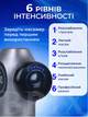 Масажер перкусійний Сірий 2400 mAh 6 режимів 4 насадки - зображення 2