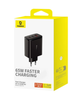 Зарядний блок живлення 2хType-C+USB Baseus Cube Pro Fast 65 W 5 V 3 A чорний - зображення 4