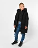 Пуховик з капюшоном для хлопчика X-Woyz DT-8348-8 60160 128 см чорний - зображення 4