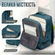Дорожный рюкзак универсальный M24 Peacock Blue - изображение 4