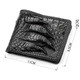 Портмоне CROCODILE LEATHER bg180fash04 из натуральной кожи крокодила Черное - изображение 7