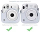Набір instax 12 mini фотоальбом (64 кадри) та чохол Fujifilm INSTAX Mini White білий для фотокамери миттєвого друку Mini 12/11 - зображення 6
