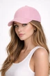 Однотонная кепка без логотипа One-size 54-57 см Розовый - изображение 1