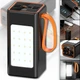 Повербанк на 100000 mAh Hoco JA88A, з LED-ліхтариком та швидкою зарядкою 22.5W, багатопортова зарядна банка з Micro-USB / Apple Lightning / Type-C, чорний - зображення 4