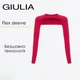 Женский кроп-лонгслив для многослойных образов Giulia FLEX SLEEVE S/M Bordo-winterberry, бесшовное болеро, из микрофибры - изображение 1