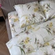 Постельное белье двухспальное евро белое Цветы Поликоттон Ananasko 85032 - изображение 4