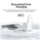 Зарядное устройство Baseus 1xUSB-C 20W + 1xUSB white + cable USB-C to USB-C 60W 1.0m (P10111608213-01) - изображение 10