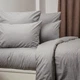 Комплект постільної білизни ТЕП "СТРАЙП САТИН PREMIUM" Grey, євро - изображение 4