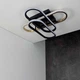 Світильник LED smart DIOR+пульт 90W 3000-5000K IP20 квадрат чорний + золото Violux ( 220915 ) - зображення 2