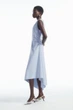 Сукня жіноча COS gathered asymmetric midi dress 1223501002 S Блакитний - изображение 3