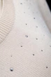 Светр жіночій в'язаний з камінчиками і люрексом 2XL/3XL молочний (01015) - зображення 3