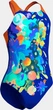 Купальник для дівчаток Arena Painting Swimsuit V Back (UPF 50+) 140 см Синій,різнокольоровий (010744-830-140) - зображення 8