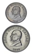 Набор монет Колумбия набор из 2 монет 1965 UNC 20, 50 сентаво - изображение 1