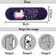 Grip Band Momo Stick Unicorn фіолетовий тримач-кільце для телефону (клейка основа, універсальний) - зображення 3