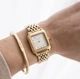 Часы женские Burker Macy Gold White - изображение 1
