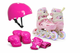 Комплект дитячих роликів + захист + шолом Model Pink Scale Sports. Усі колеса світяться. Розмір 29-33 - зображення 2