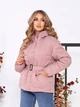 Женская демисезонная куртка с капюшоном KHAN 0332 58 Пудрово-розовый (KH - 0332/1 R ) - изображение 1