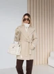 Женское пальто демисезонное короткое Англия LEO PRIDE 0187 50 Латте ( LP - 0187/1 F ) - изображение 1