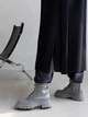 Женское пальто демисезонное на запах удлиненное oversize Палермо N LEO PRIDE 0188 42-44 Черный ( LP - 0188/1 B ) - изображение 6