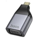 Перехідник Hoco UA34 Type-C to VGA 2K 60HZ Сірий - зображення 1