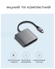 USB-хаб Satechi 4-Port USB-C с Power Delivery для MacBook / iPad (Space Gray) - изображение 7