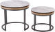 Zestaw stolików kawowych Halmar Itaka Popielaty marmur 2 szt. (5905248134645) - obraz 2