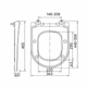 Qtap Сидіння для унітаза (Robin 520, Scorpio 520) 465x363x60 мм, White, з мікроліфтом, Slim Duroplast, MagLock QTSC179W48916 - изображение 2