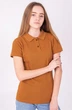 Футболка поло жіноча TvoePolo однотонна 3XL Гірчична (5715-27 3xl) - зображення 2