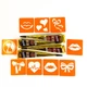 Набор хны с трафаретами для био-тату №10 Fresh Tattoo henna-set-10, 9 трафаретов - изображение 2