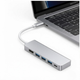 USB хаб переходник для ноутбука USB Type C to HDMI Type-C 3xUSB 3.0 5в1 Pavlysh UH-С-51 - изображение 1