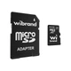 Карта Памяти Wibrand MicroSDHC 64gb UHS-1 10 Class & Adapter Черный - изображение 1