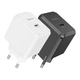 Мережевий зарядний пристрій Hoco CS13A 1 USB-C PD/QC 20W Чорний - зображення 2