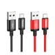 USB Hoco X89 Wind Micro 2.4A Красный - изображение 2