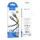USB Hoco X109 Silicone Micro 2.4A 3m Черный - изображение 2