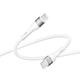 USB Ridea RC-XS51 X-Silicone Type-C to Type-C 60 W 1.2m Білий - зображення 6