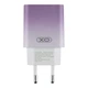 Мережевий зарядний пристрій XO CE18 1Type-C PD/QC 30 W Type-C to Type-C Фіолетовий - зображення 1