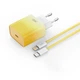 Мережевий зарядний пристрій XO CE18 1Type-C PD/QC 30 W Type-C to Lightning Жовтий - зображення 1