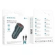 Автозарядний пристрій Borofone BZ19 Wisdom Lightning 2.4A Сапфірово-синій - зображення 2