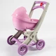 Коляска для кукол с люлькой Doloni Toys пластиковая 57см козырек, 4 колеса, подставка для вещей 0121/04 - изображение 3