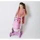 Коляска для кукол с люлькой Doloni Toys пластиковая 57см козырек, 4 колеса, подставка для вещей 0121/04 - изображение 8