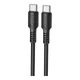USB Borofone BX116 Type-C to Type-C 60W Черный - изображение 1