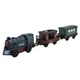 Поезд на батарейках AUtree 31см Train Classical паровоз игрушка 2 магнитных вагончика с подсветкой AU8882 - изображение 4
