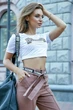 Жіночий костюм вільного крою з костюмної тканини (жакет+брюки) Seventeen M Капучино (2000000127934) - зображення 5