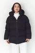 Жіноча зимова куртка з капюшоном Seventeen XXL-3XL Чорний (2000000211329) - зображення 4